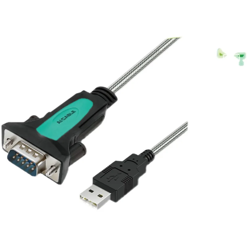 USB to RS232 Serial Port Cable Male Industrial Grade FTDI Chip DB9 Pin 9-pin COM Port Configuration Debugging