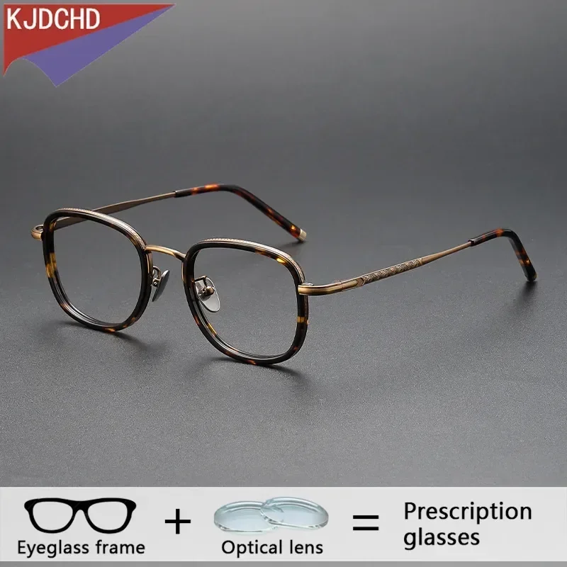 Oval Titanium Doctor with Progressive Glasses Men Optical Multifocal Prescription Eyeglasses Bifocal Photochromic Eyewear Retro