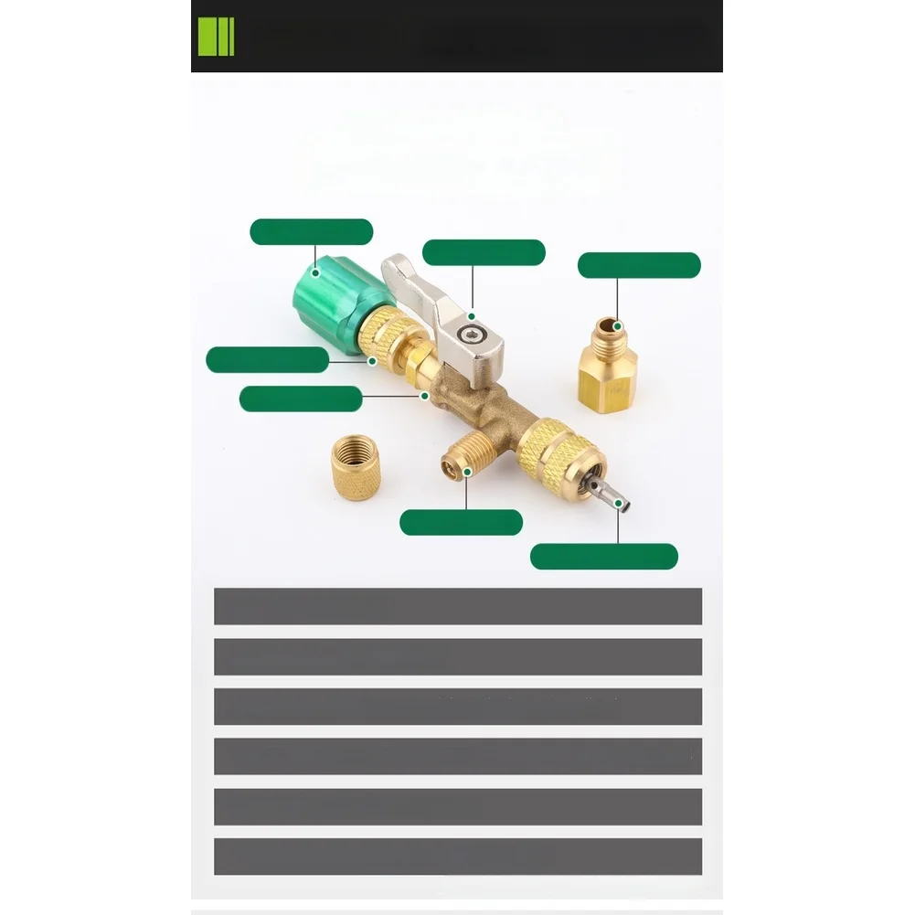 HVAC Field Tool for Air Conditioning Valve Core Extraction with Magnetic Storage Knob and Pressure Resistant Brass Material