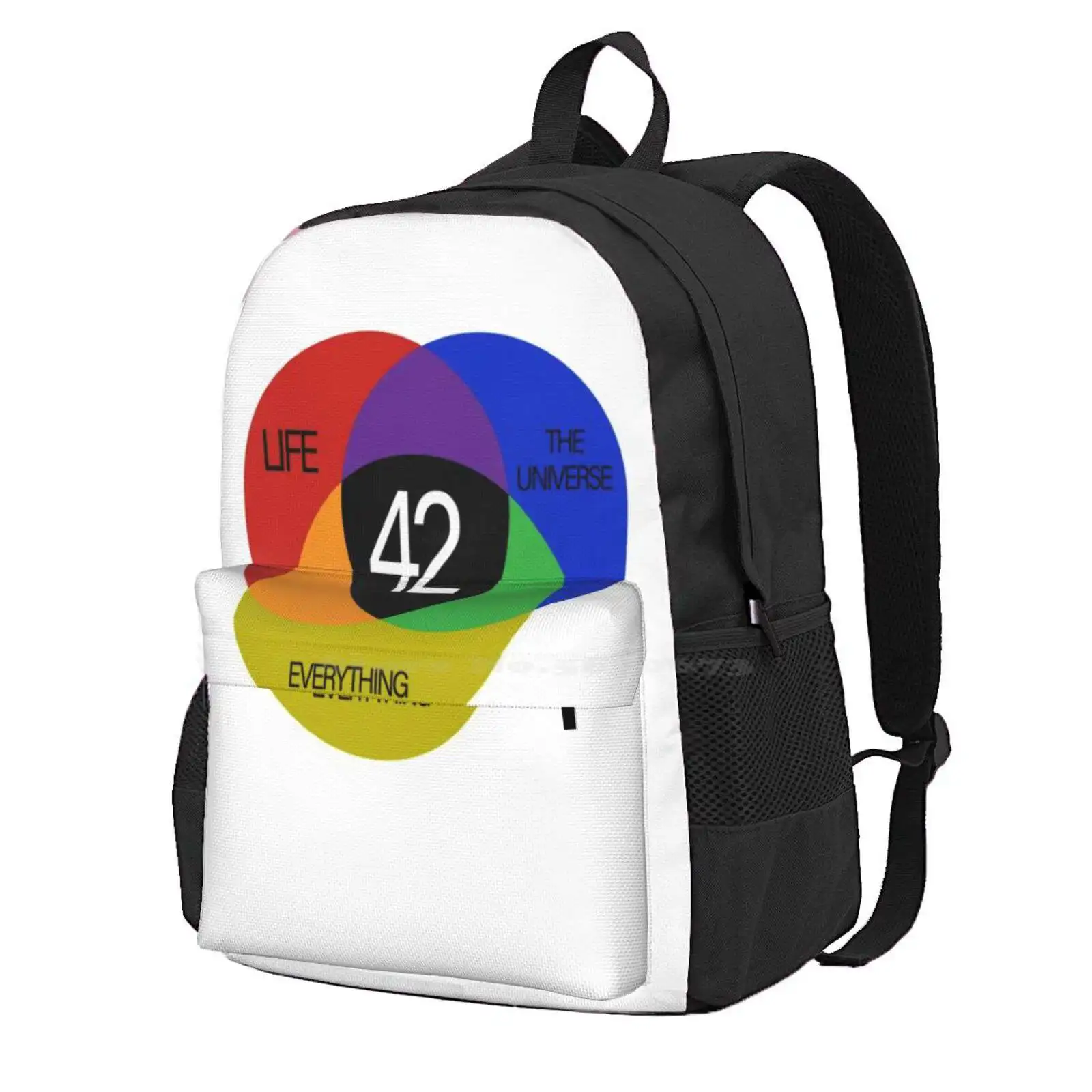 42 The Answer To Life The Universe And Everything Hot Sale Schoolbag Backpack Fashion Bags Comedy Forty Two Science Fiction