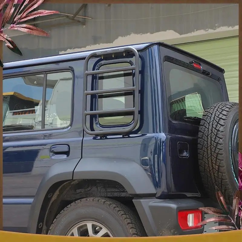 

AB59-Car Rear Window Ladder Expansion Climbing Protective Frames Left Side For Suzuki Jimny 2019-2024 4-Door Accessories