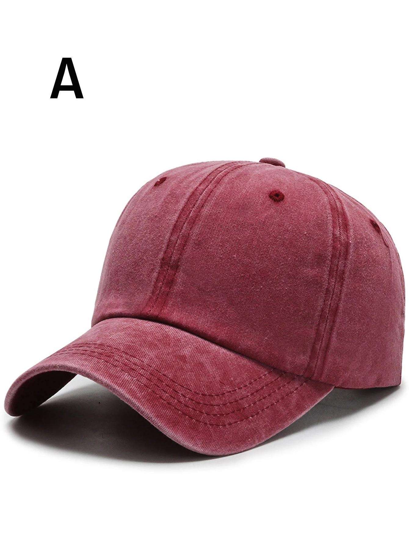 1 للجنسين يرتدي قبعة بيسبول قطنية عصرية طوال الموسم