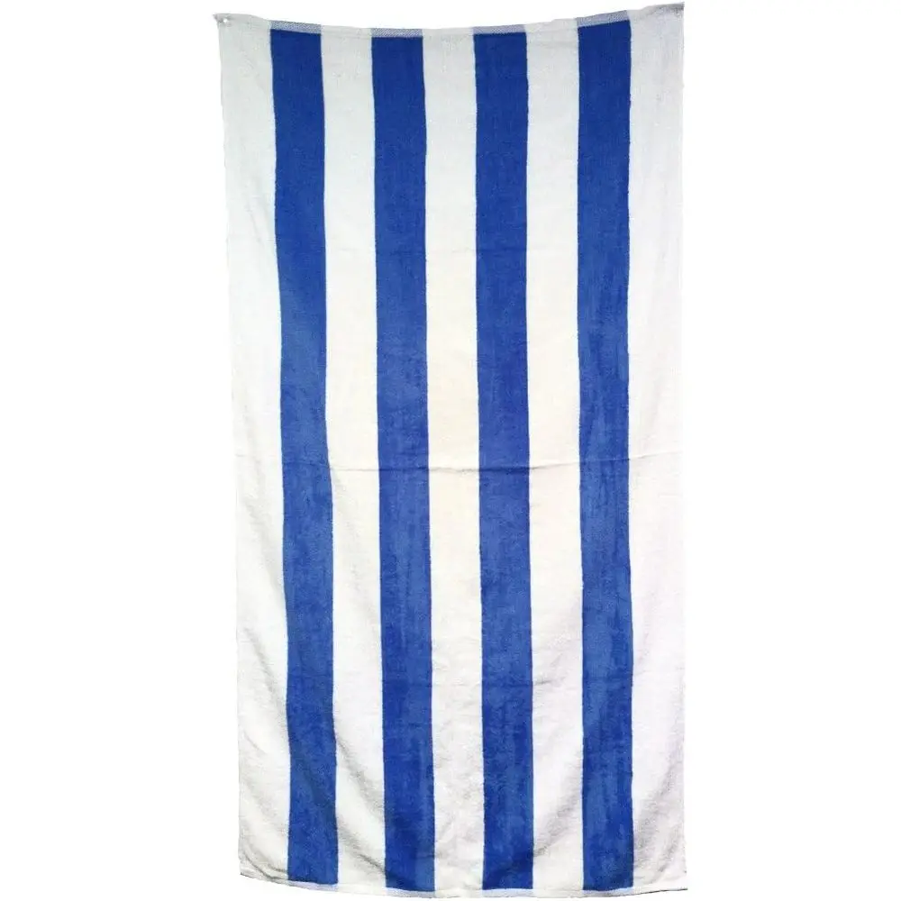 Premium 100 Cotton Velour Stripe Beach Towel