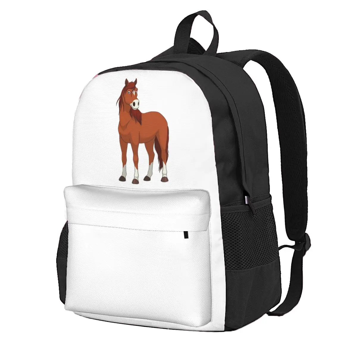 

HAPPY HORSE Student Backpack School Bag Hiking Travel Daypack for Boys Girls Fashion Bookbag Shoulder Bags