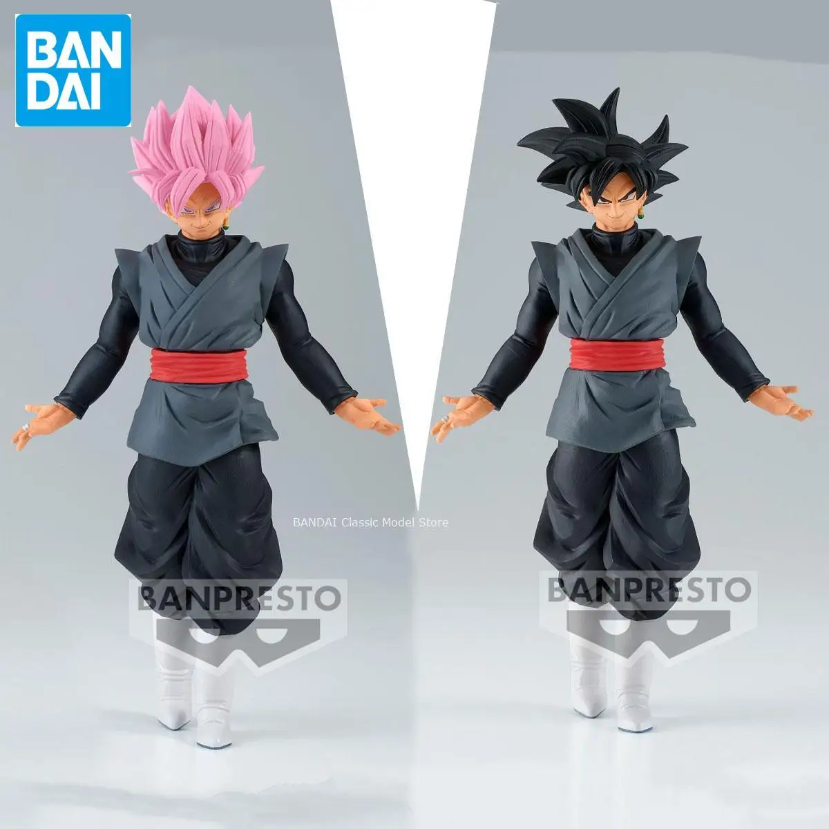 20Cm Genuine Official Original Bandai Banpresto Dragon Ball Tenkaichi Budokai Goku Black Zamasu Anime Genuine Collectible Model