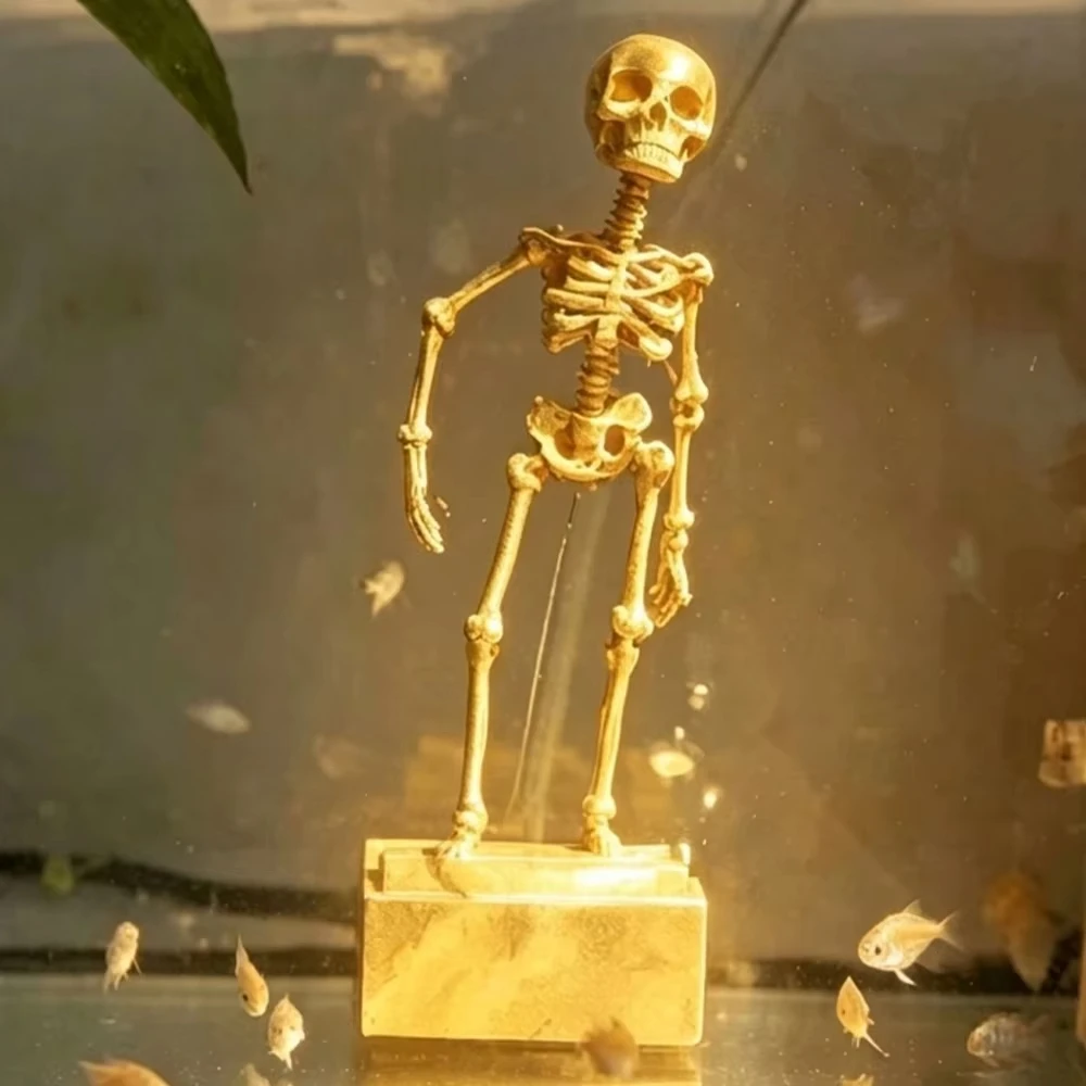 3D Printed Dancing Skeleton Aq - Aquarium Fish Youtube 评论和价格