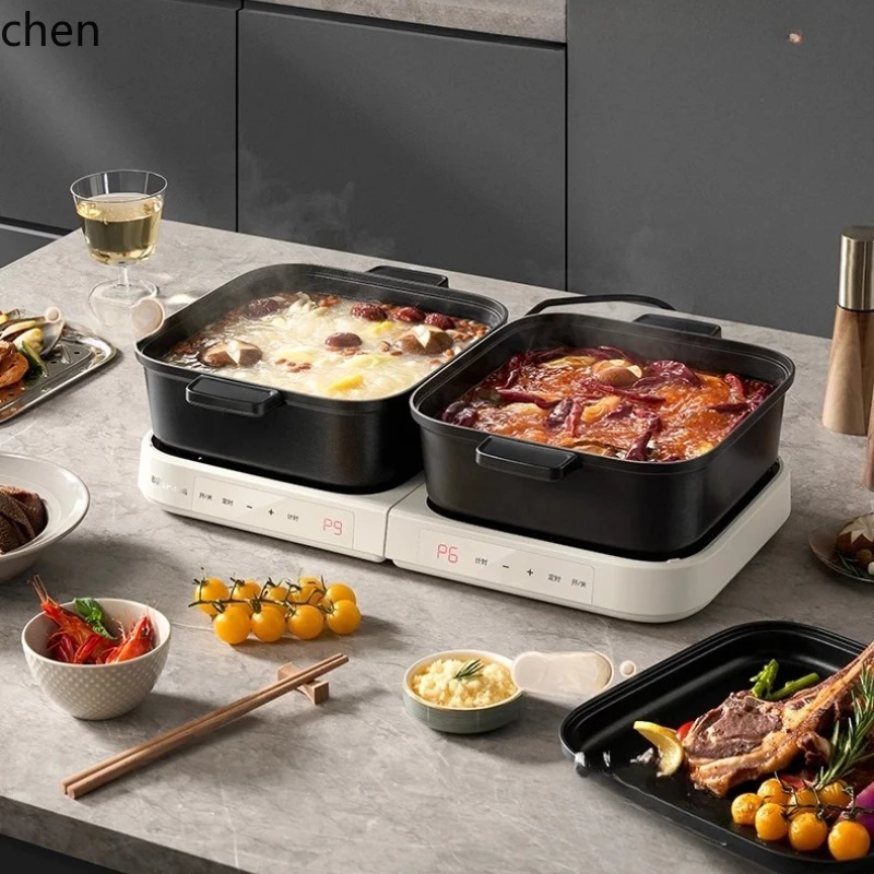 

HXL Electric Hot Pot Split Large Capacity Cooking and Cooking Multi-Functional Pot