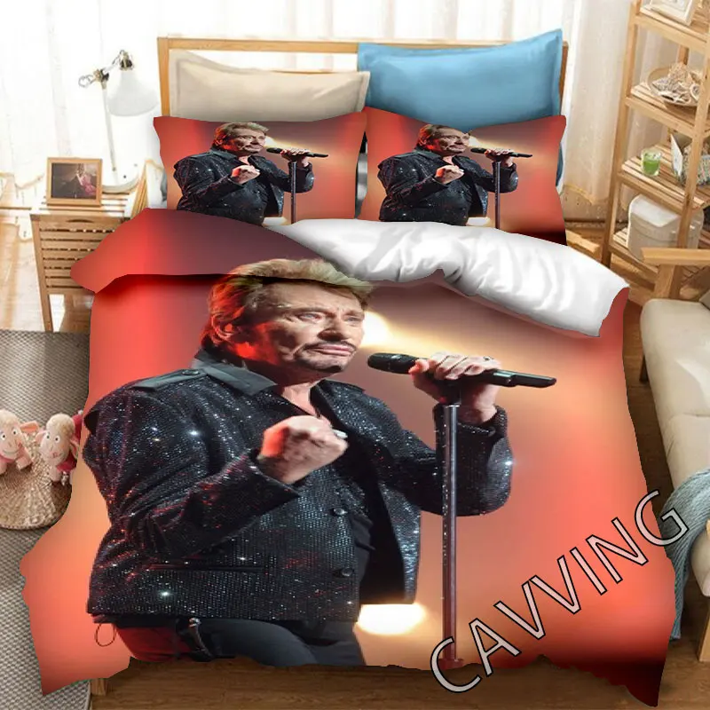 

Johnny Hallyday 3D Printed Bedding Set Duvet Covers & Pillow Cases Comforter Quilt Cover (US/EU/AU Sizes) L01