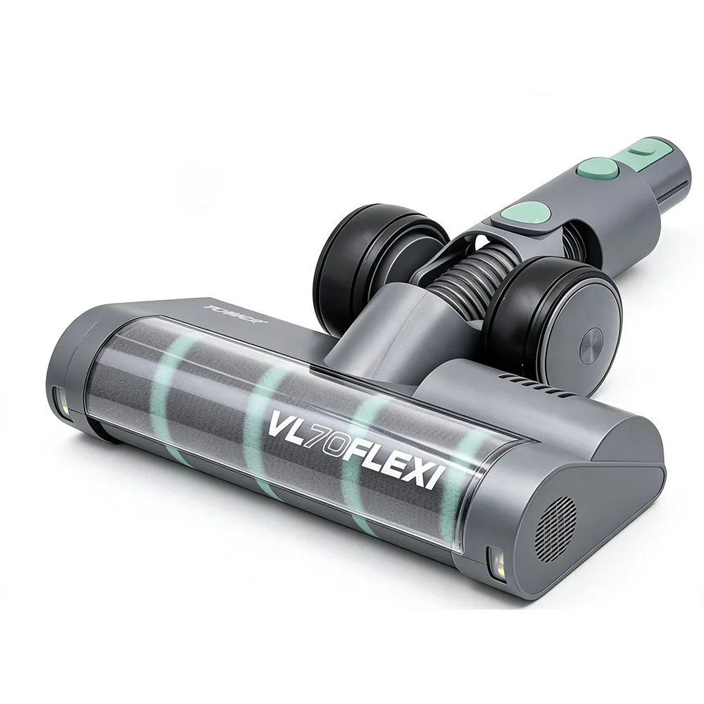 掃除機アクセサリー-タワーvl80-vl70-t12モデル用led粉塵検知ライト付き電動フロアローラーヘッド
