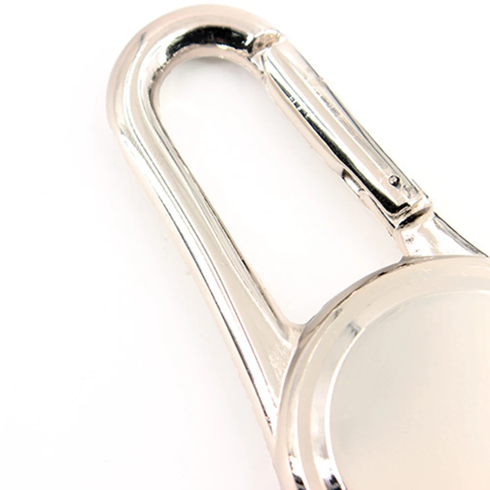 Glow in The Dark Unisex Pocket Watch Clip on Multi-Function Digital Carabiner Watch Carabiner Watches For Hiking Mountaineering