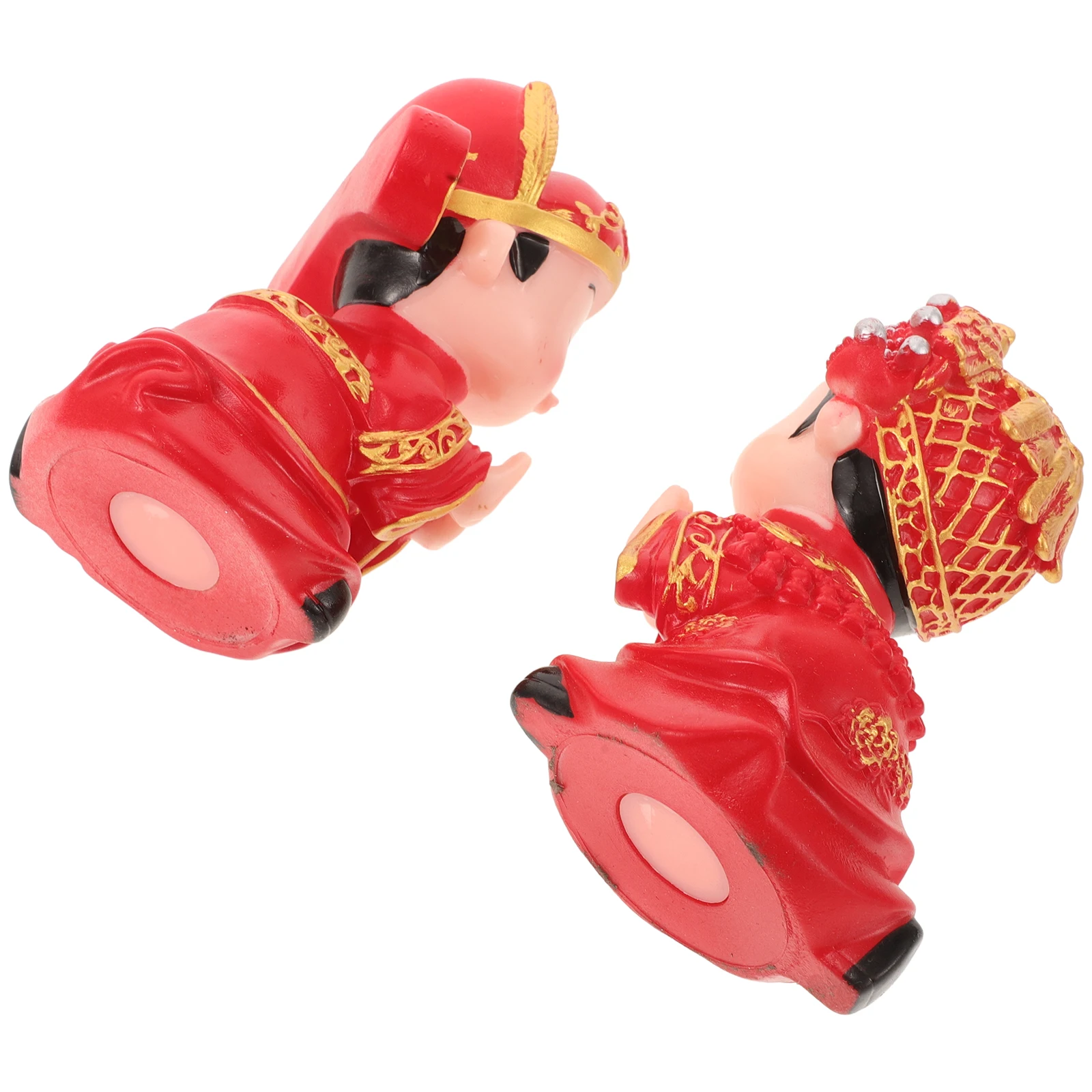 

1 Pair Kissing Couple Adorn Wedding Decor Vinyl Statue Romantic Valentine'S Day Gift Desktop Party Room Cake