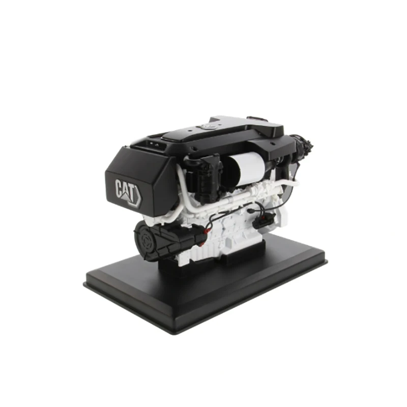 Diecast escala 1:12 liga gato c32b motor gerador modelo produto acabado simulação brinquedo 85707 coleção modelo estático ornamento