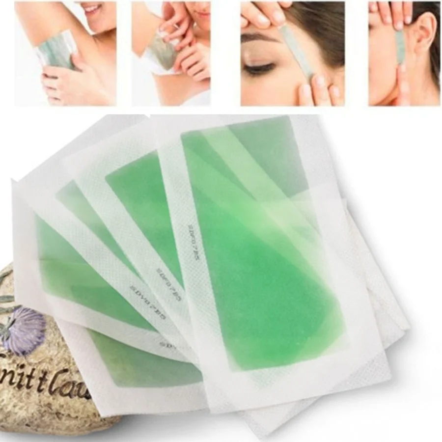 10-150Sheets Epilation Wax Paper Professional Face Body Leg Painless Fast Double Sided Hair Removal Wax Strips Women Beauty Tool