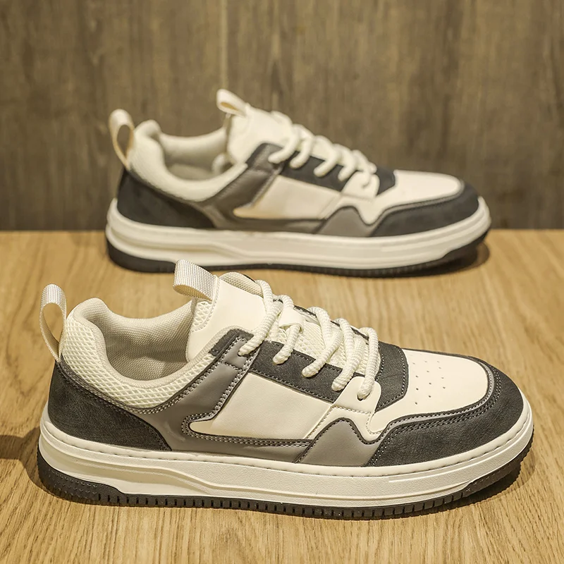 

2025 Spring New Rubber-Plastic Sole Casual Board Sneakers for Outdoor Sports - Comfortable, Soft, Slip-Resistant, Durable, and T