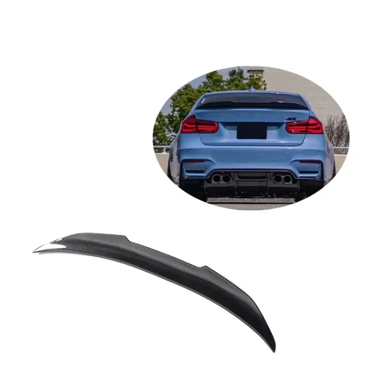 

PSM Style Ducktail Trunk Spoiler Carbon Fiber Car Rear Spoiler Wing for F30 2013-2017 Boot Spoiler