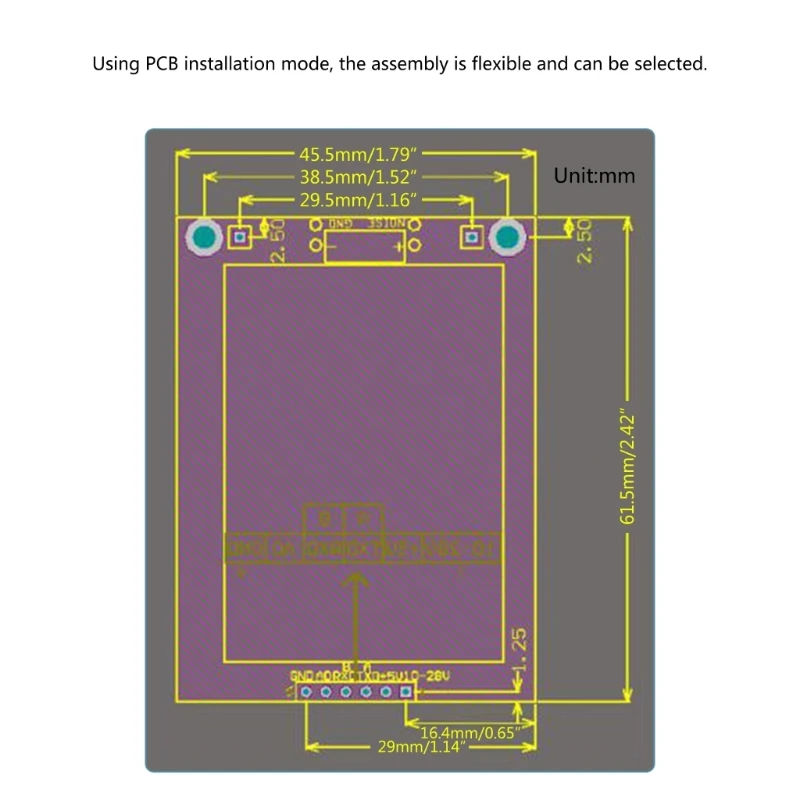 Industrial Grade Noise Decibel Detection Module Sound Sound Level Meter Sound Measurement TTL5V/RS485 5V Durable