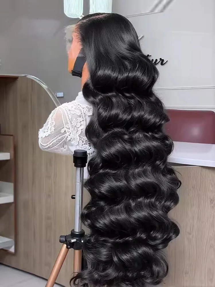 

Body Wave 250% HD 13x6 42 Inches Lace Front Human Hair Wigs 5x5 Closure Glueless Burmese 13x4 Transparent Lace Frontal Wig