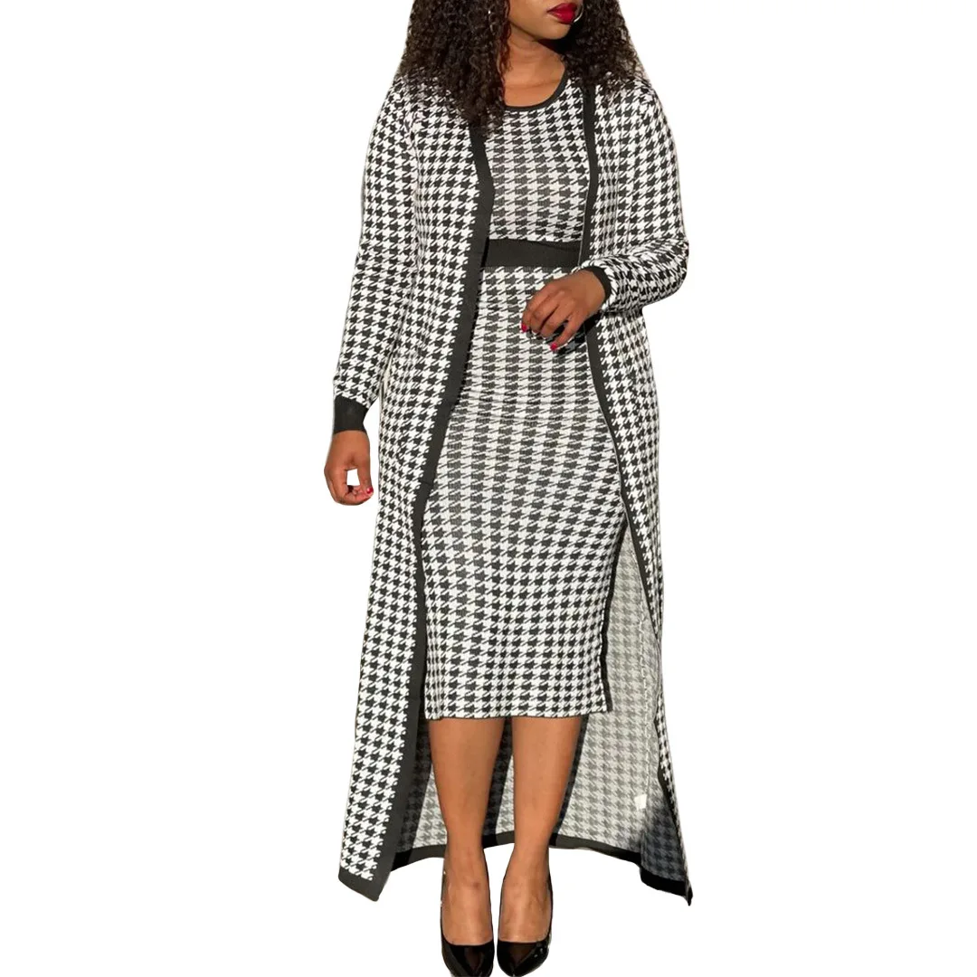 Eid Ramadan Casual Dress Print Women Cardigan Muslim Sets Islamic Clothing Prayer Dress Set Caftan Kaftan Elegant Vestidos