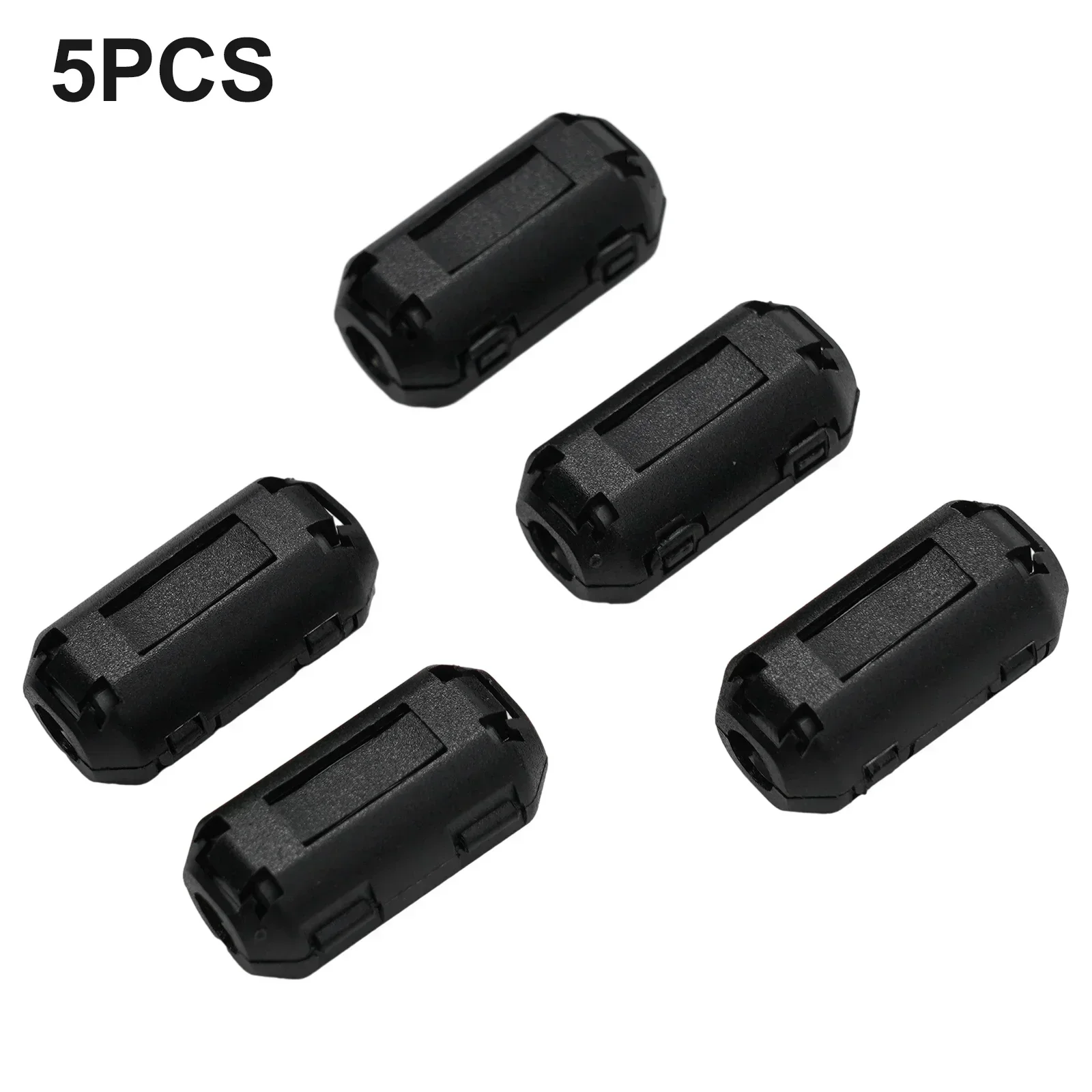  5pcs 3.5/5/7/9/13mm Toroidal Core Ferrite Bead Clip RFI Noise Filter Clip Noise Filter For USB/Video Cable Power Cord