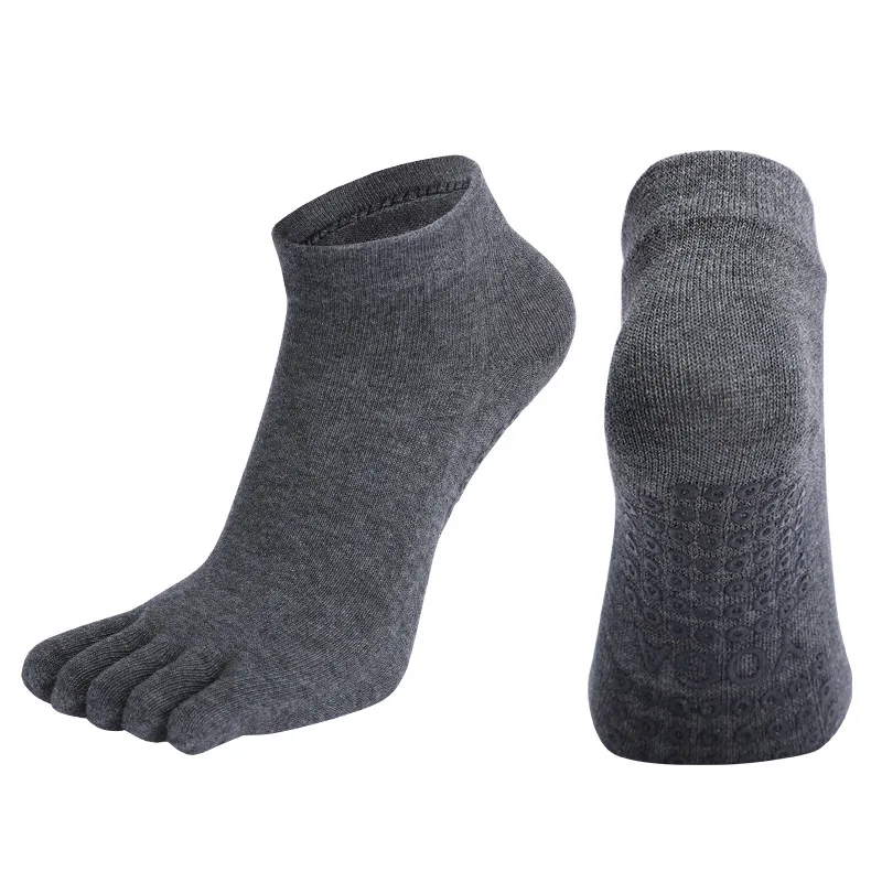 Pilates Dance Gym Yoga Socken Baumwolle Fünf-Finger rutschfeste Sportsocken Atmungsaktive, schnell trocknende, elastische Fitness-Socken – Detail 12