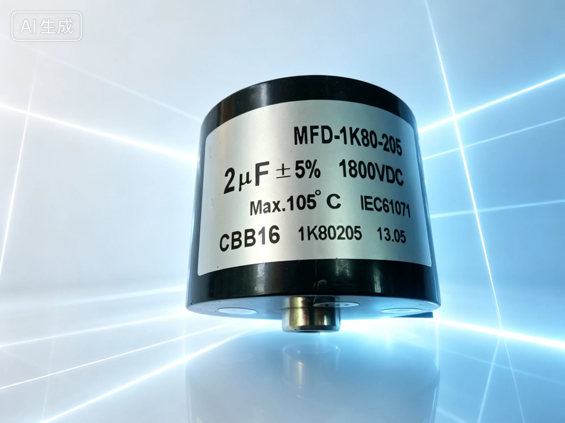cbb16-1800v-2uf用-金属化フィルムコンデンサ-サイズ-63-49