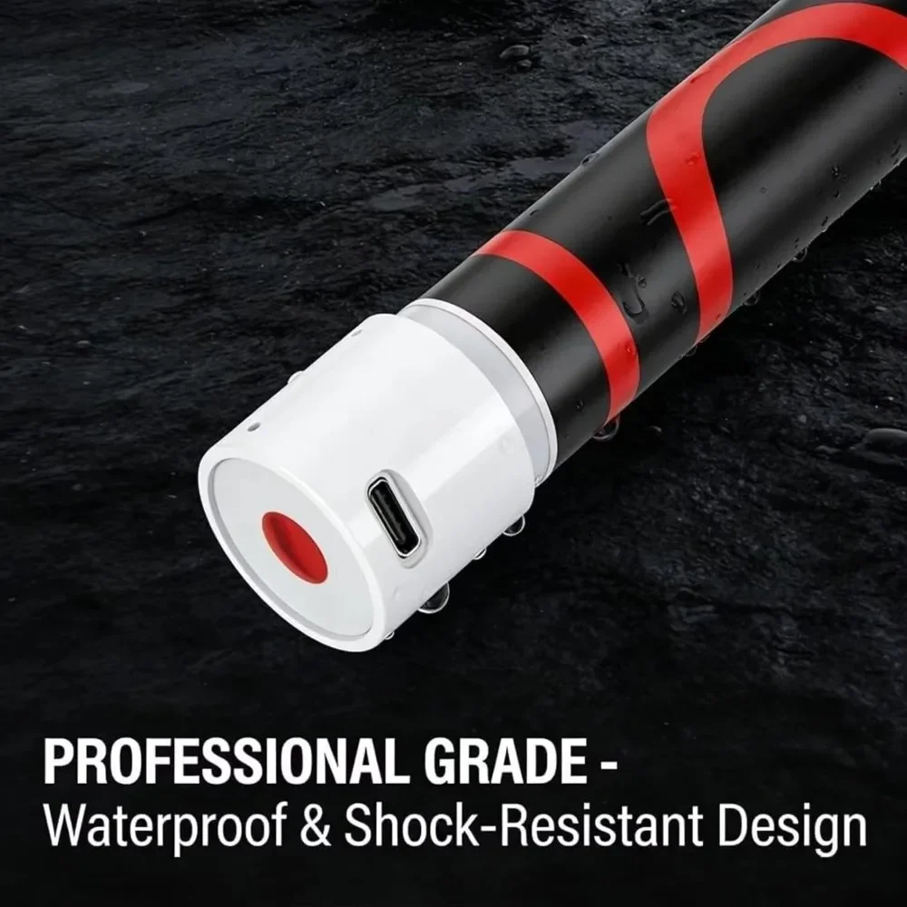 27Inch LED Flashlight Stick High Lumens 3 Brightness Modes Flexible Flashlight Stick Rechargeable Portable LED Work Lights