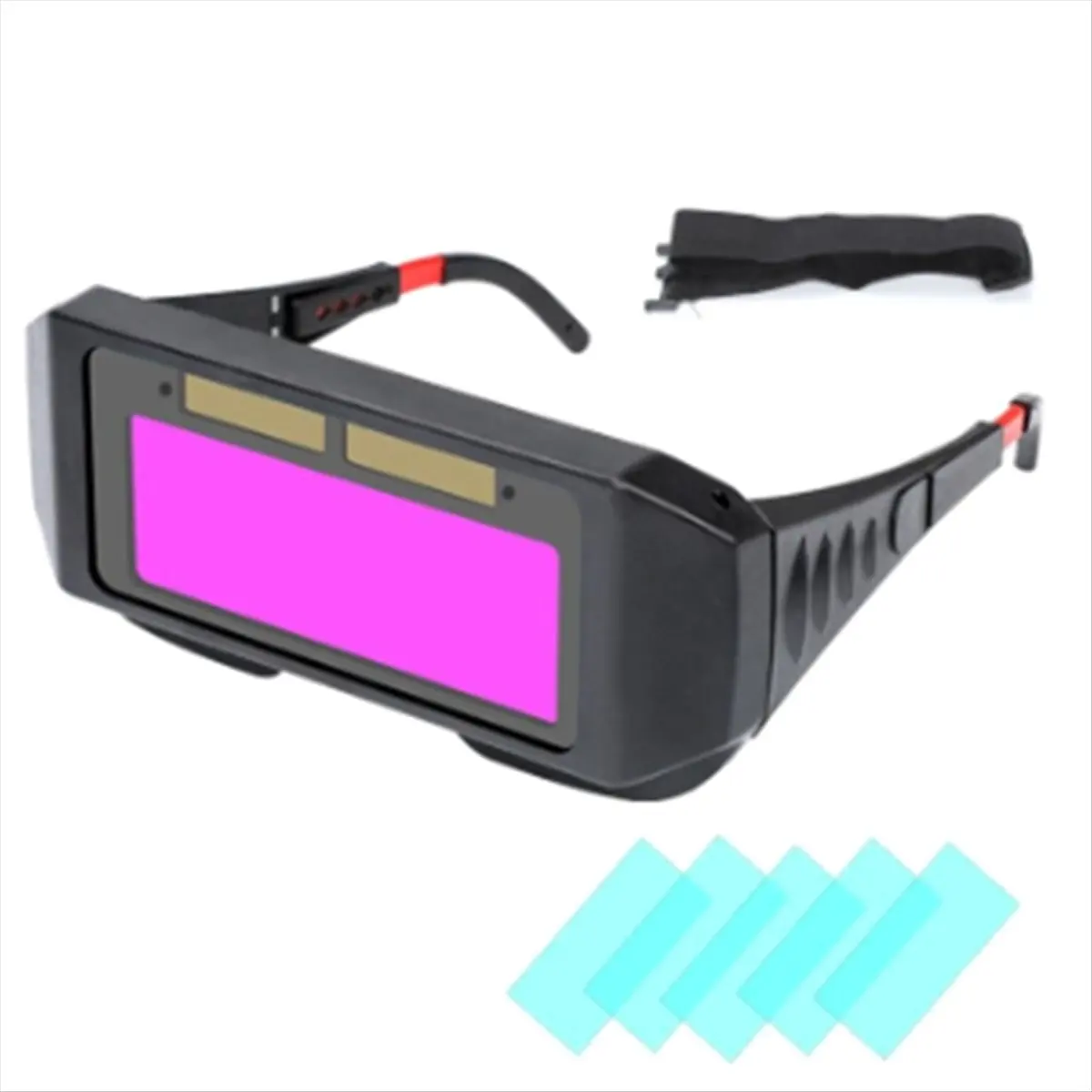 ABJS Welding Goggles Automatic Light-Changing Welding Glasses for Welders Welding Protection Glasses for Welding