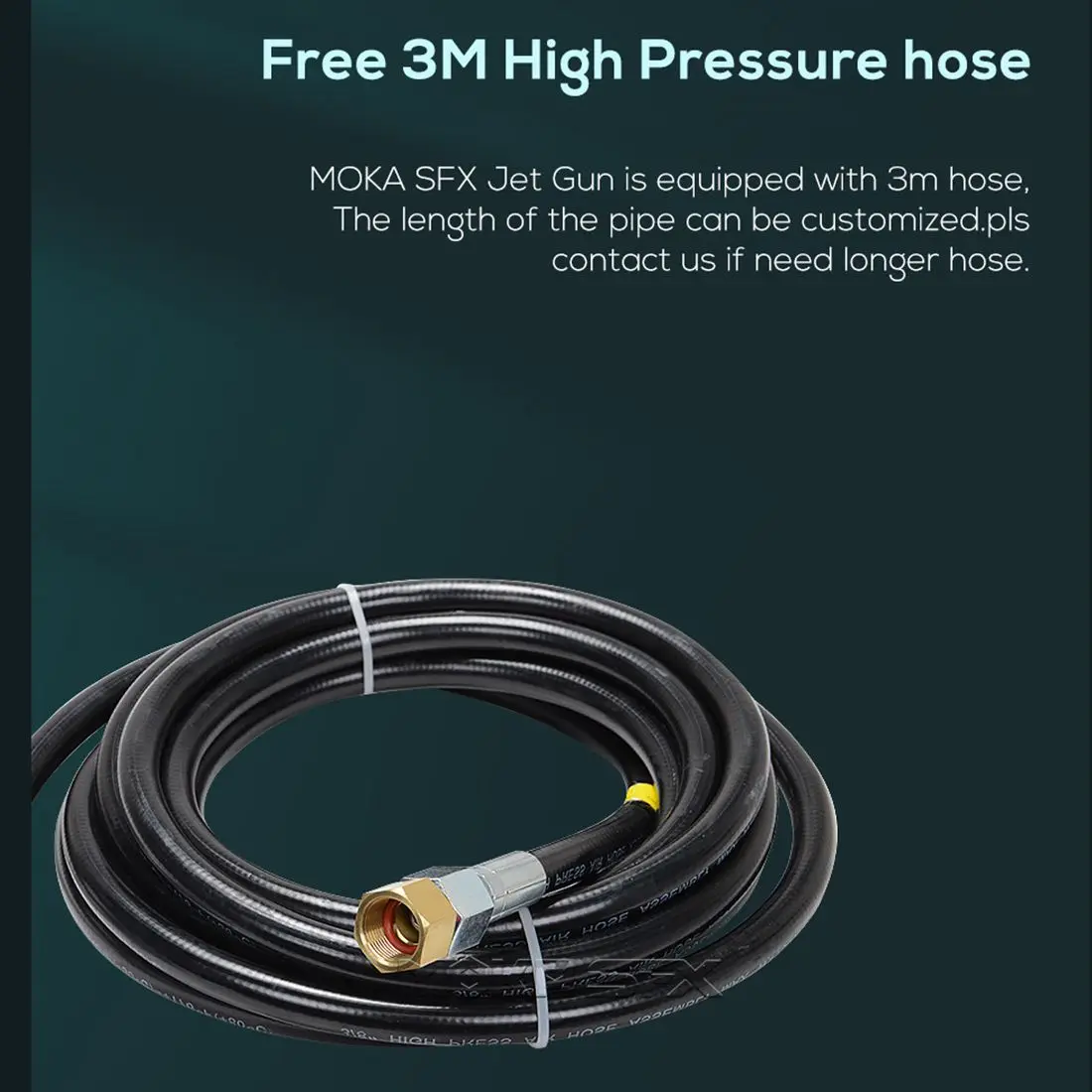 MOKA SFX Stage Effect Co2 Gun Jet Machine Handheld Co2 Effect Gun High Pressure DJ Co2 Jet Gun For Event Disco Concert  Club