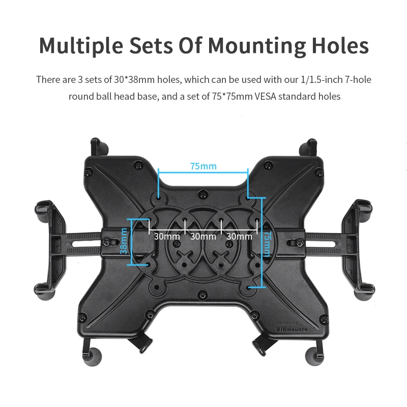 حامل أقراص VIN-X قبضة ، حامل سيارة ، أقراص 9 بوصة إلى 11 بوصة لذاكرة رام يتصاعد ،