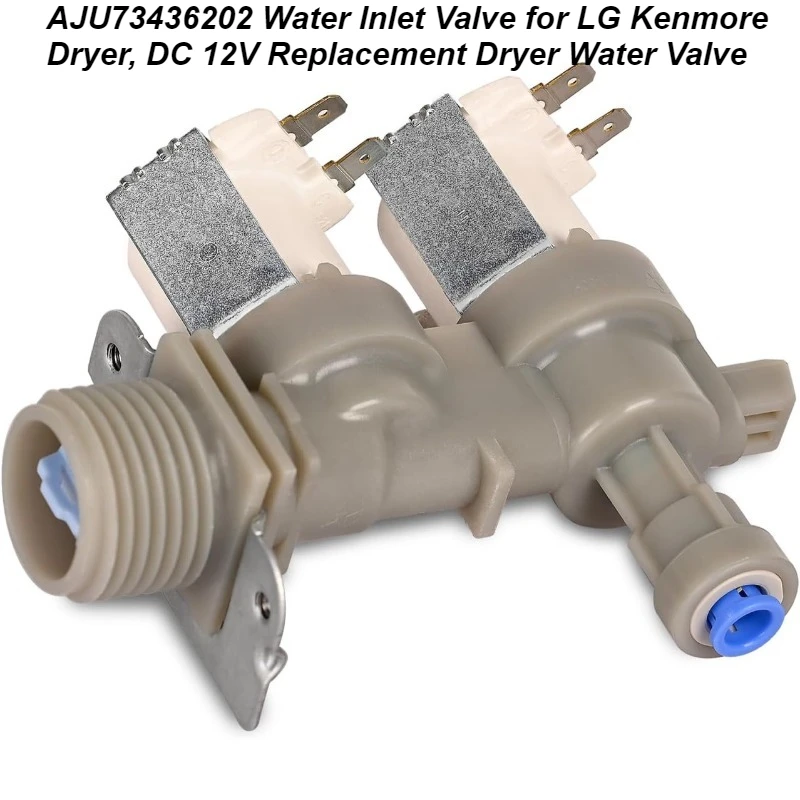 

AJU73436202 Water Inlet Valve for LG Kenmore Dryer, DC 12V Replacement Dryer Water Valve