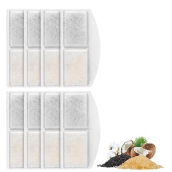 Set of 6/8/12/16 Replacement Activated Carbon Filter for Dog and cat Water Fountains Dispenser Pet Water Fountain Filter supplie