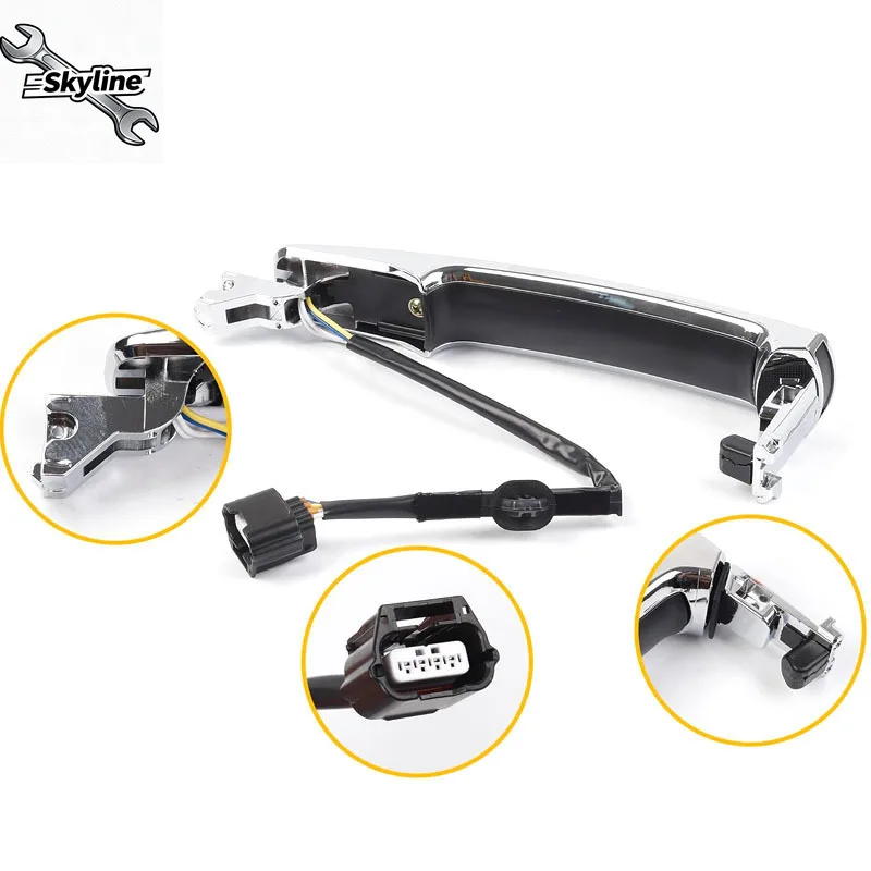 Car Exterior Door Handle Front Left Right Side Door Handle for    T31 2014 2013 2012 2011 2010 2009 2008 2007 2006