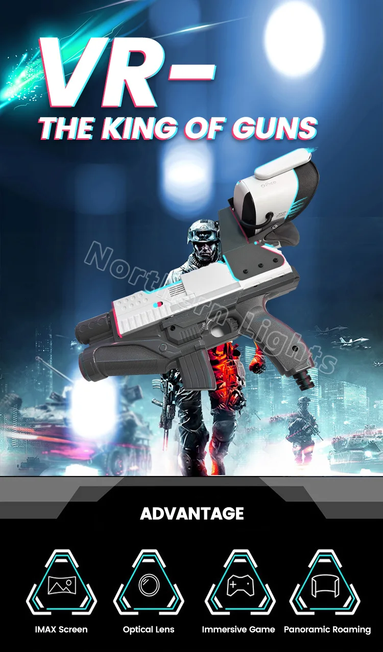 2026 New VR Game Machine VR Shooting Simulator Virtual Reality Arcade Gaming Fiberglass Metal VR Gaming for Home Educational