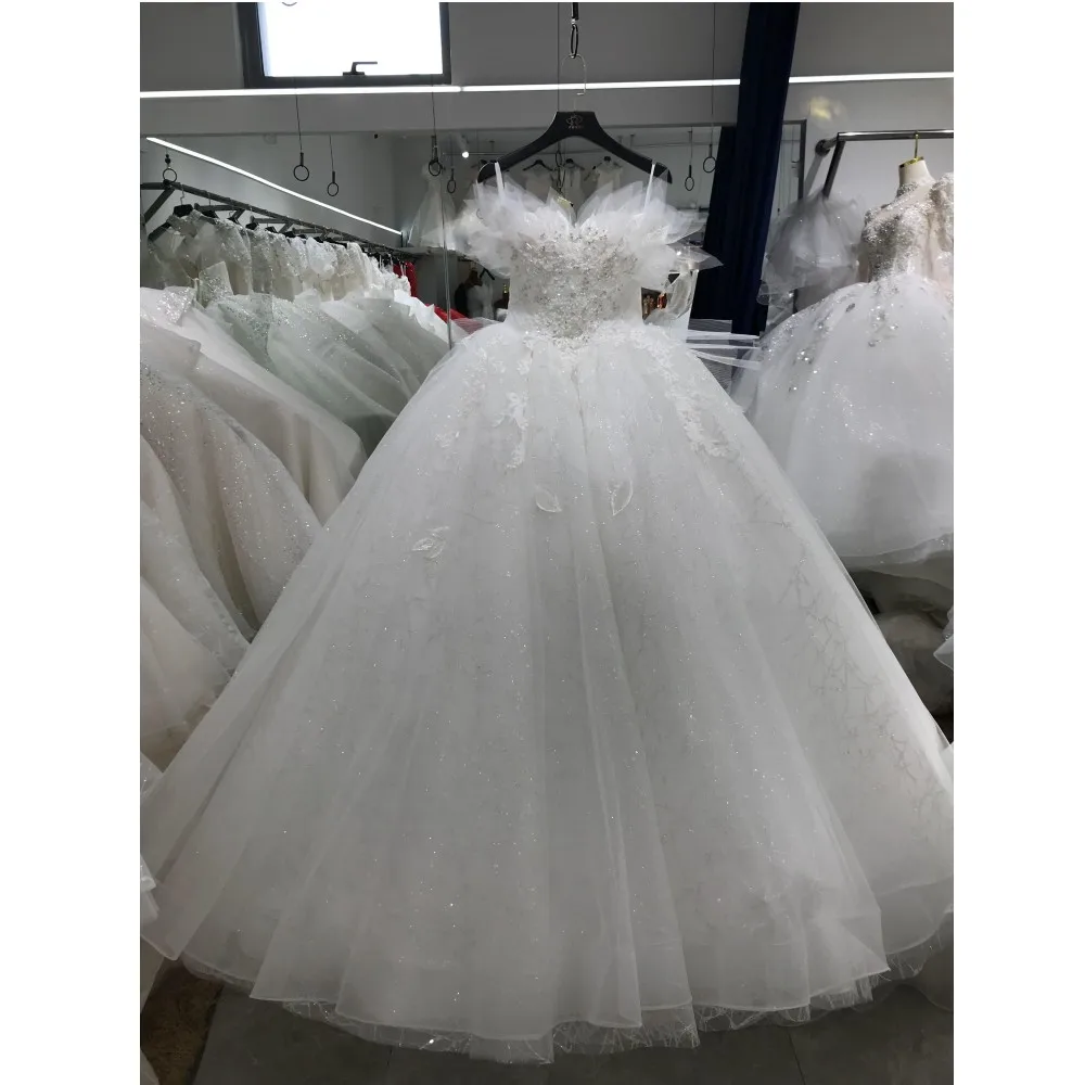 

Kisswhite Xlove Collection Customized 7-15days Ship It Out 2025 Long Sleeves Puffy Princess Ball Gown Wedding Dresses