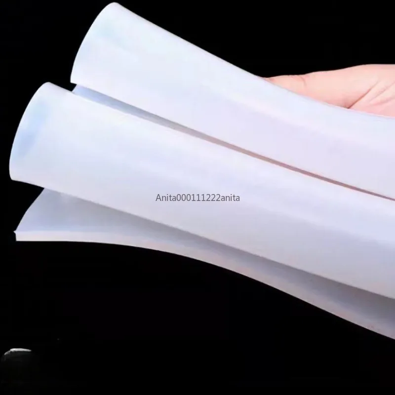 500*500mm White Silicone Rubber Sheet High Temperature Resistance Silica Gel Plate VMQ Pads Mats Thickness 0.5 1 1.5 2 3 4 5mm