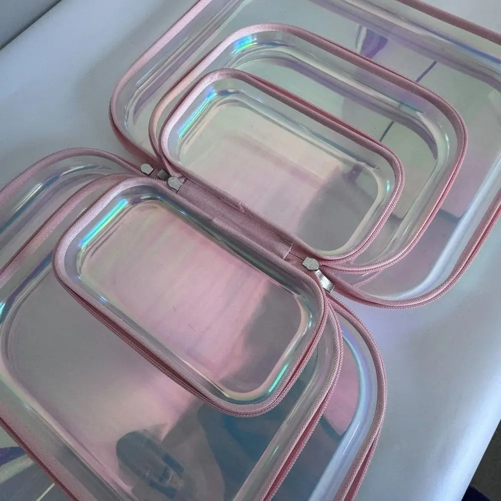 Drawer Type Transparent Laser Storage Box Stack Combination Multifunctional Blocks Storage Bin Portable Large Capacity