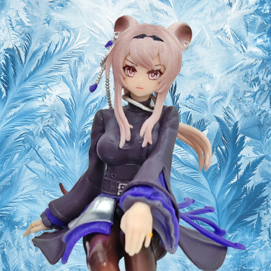 Jogo arknights lin figura sentado macarrão rolha anime figura de ação estatueta modelo ornamentos colecionáveis decoração boneca brinquedo