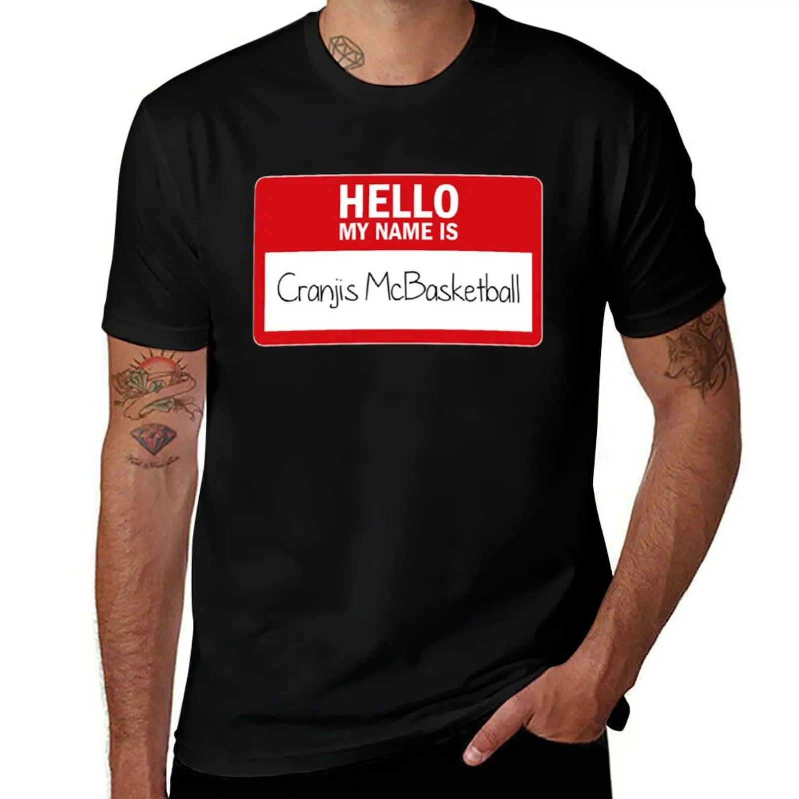 Футболка Impractical Jokers Cranjis McBasketball Dry Fit для бега с короткими рукавами