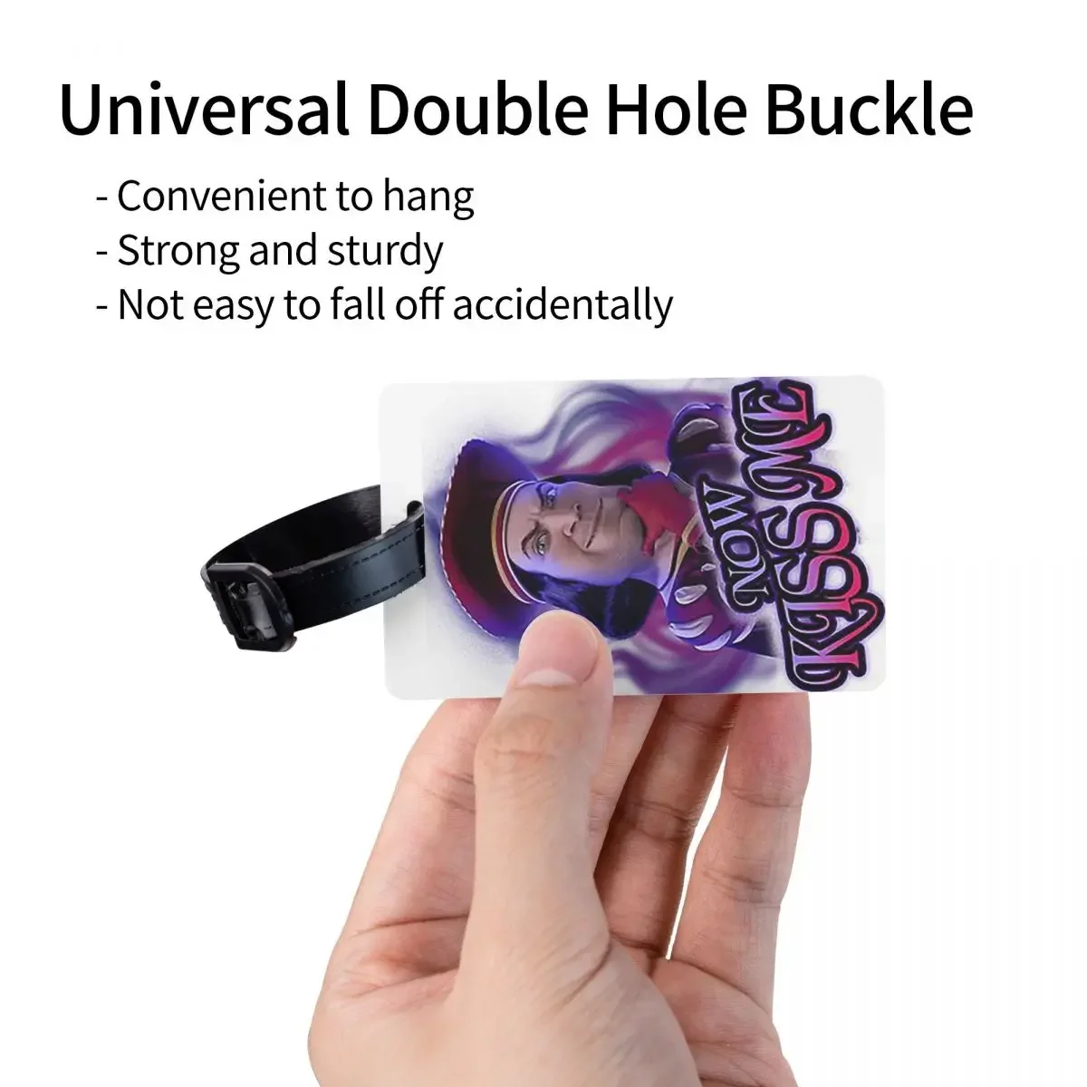 LoRd FaRQuaAd Luggage Tags Suitcase Accessories Travel Cute Baggage Boarding Tag Label Holder ID Name Address