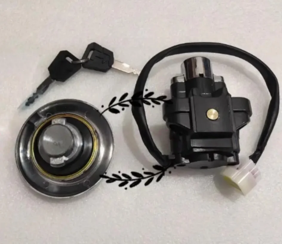 Lock Set (Ignition Switch & Fuel Tank Cap) for Motorcycle KEEWAY Superlight 125 150 200 / Vento Rebellian 150 QJ150-2G QJ200-2G