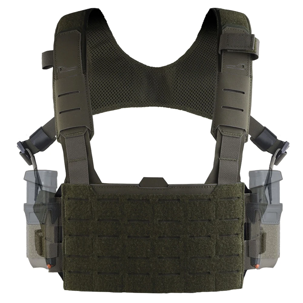 Tactical Chest Rig HX Strap Weight Decomposition Design Outdoor Hunting Molle Front Panel Airsoft Training Carrier ExpansionGear