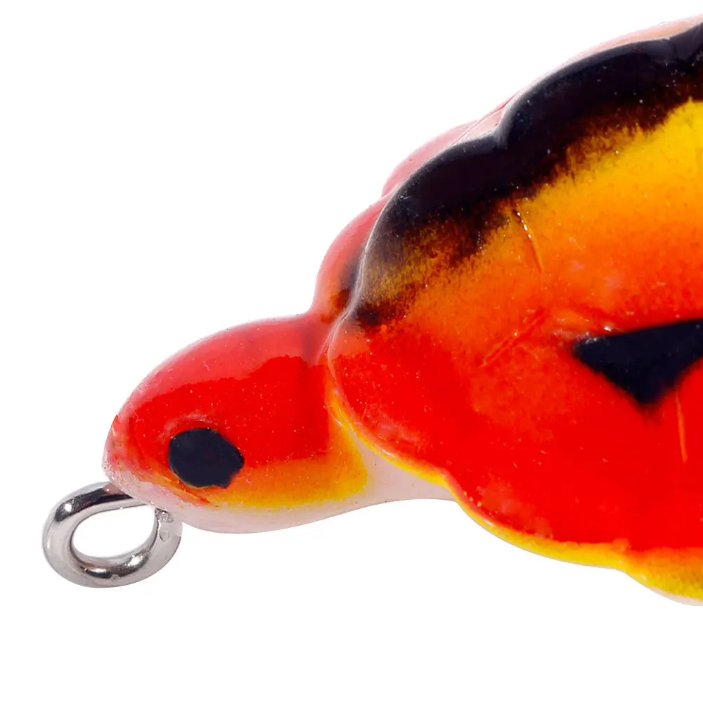 Turtle Thunder Frog: señuelo de silicona rana saltarina para carpas - imagen 2