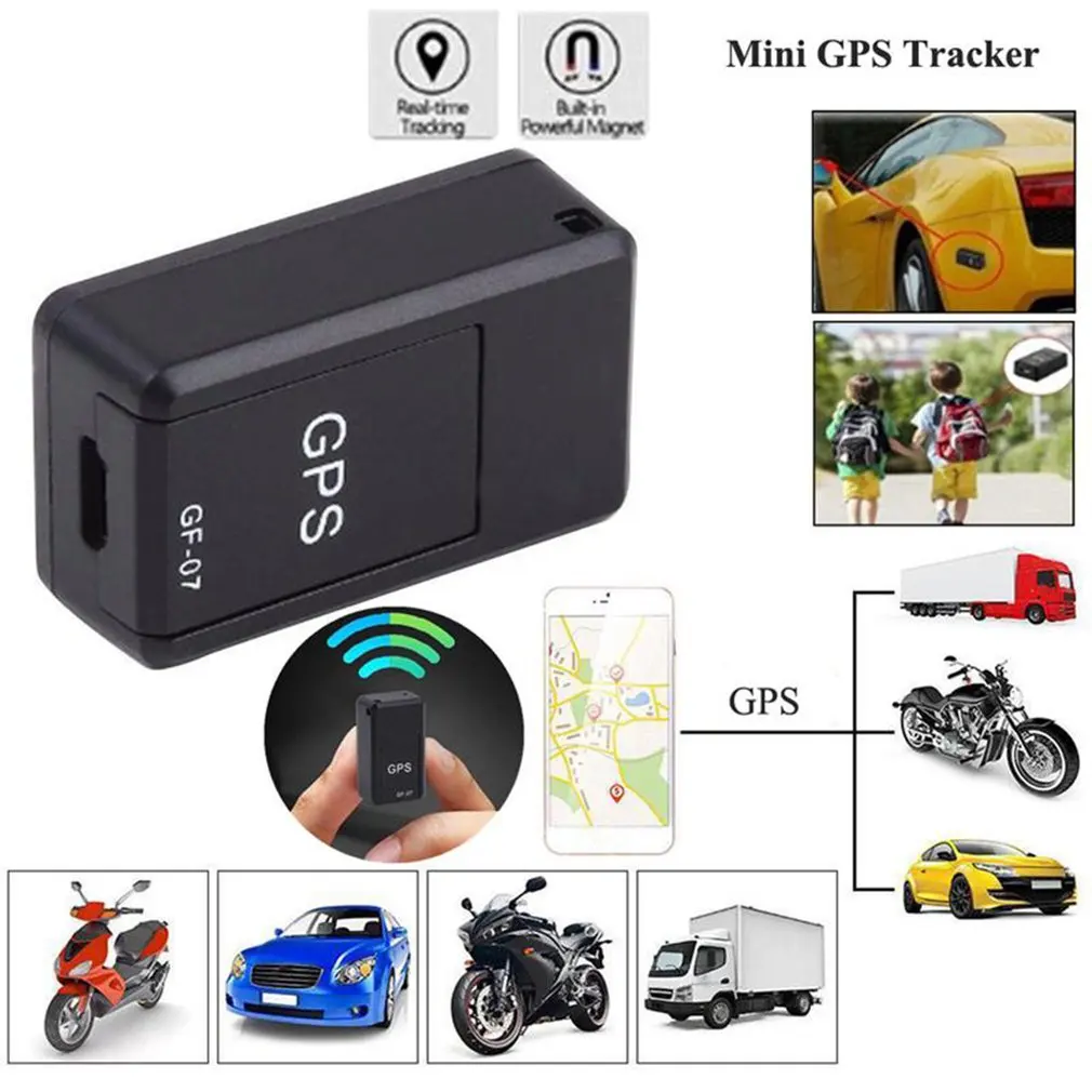 GF07 Magnetic GPS Tracker, Dispositivo De Rastreamento Em Tempo Real, Veículo e caminhão Locator GPS, Anti-Lost Gravação Dispositivo De Rastreamento, Dropshipping