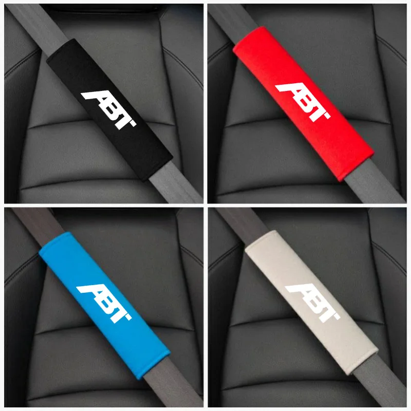 

Cotton Car Seat Belt Safety Belt Shoulder Protector Cover For Audi Abt RS3 RS4 RS5 RS6 RS7 S4 S5 S6 SQ7 TT Car Accessories