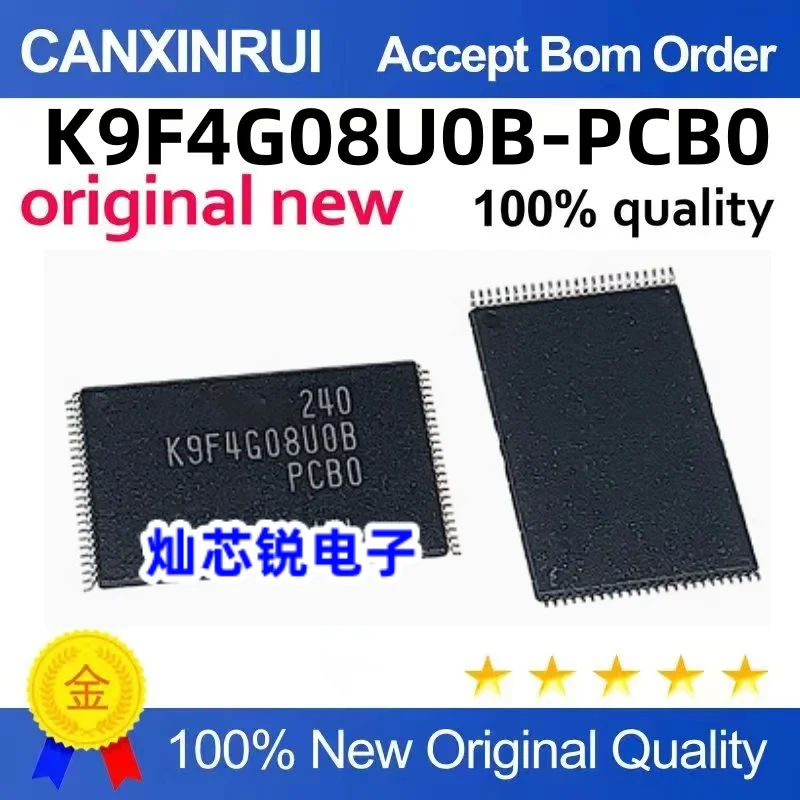 

Brand new original K9F4G08U0B-PCB0 K9F4G08UOB-PCBO flash memory chip TSOP48