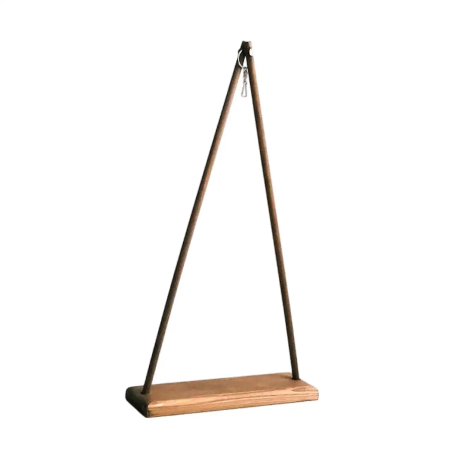 Multifunctional Wooden Wind Chime Stand Tabletop Rack for Hanging Bells Necklaces and Ornaments