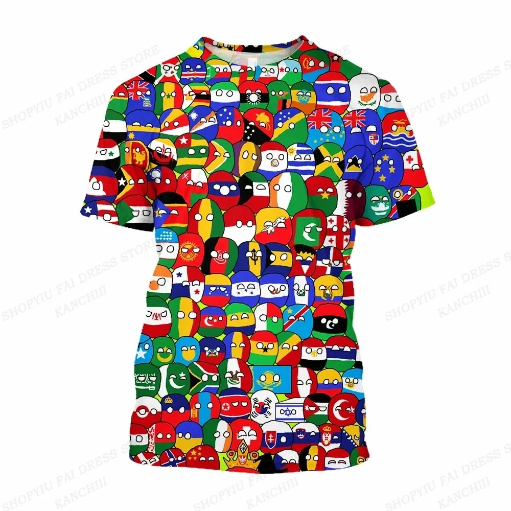 Summer Men\'s T-shirt Flag Of The World 3d Print T-shirts Men Women Fashion Short Sleeve Tshirt Kids Tops Tees Boy T Shirt Flag