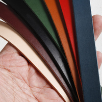 Genuine Leather Strips for Strap DIY Belts and Bags Premium Veg Tan Leather Various Handmade Shoulder Collars Natural Cowhide
