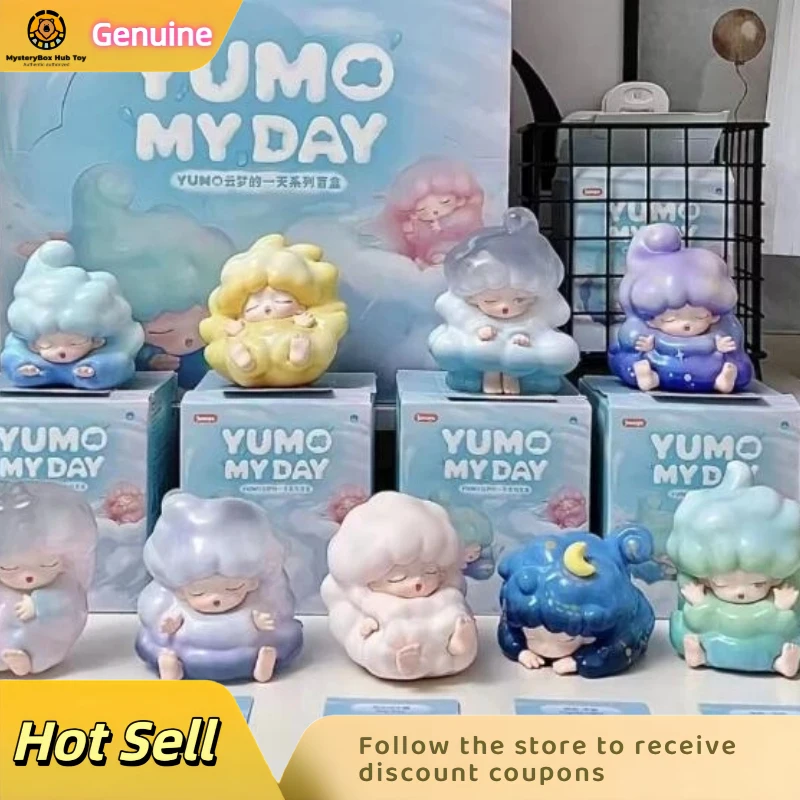 

Genuine Yumo My Day Series Blind Box Cartoon Trendy Model Doll Kawaii Anime Figure Surprise Mystery Box Children Customized Gift