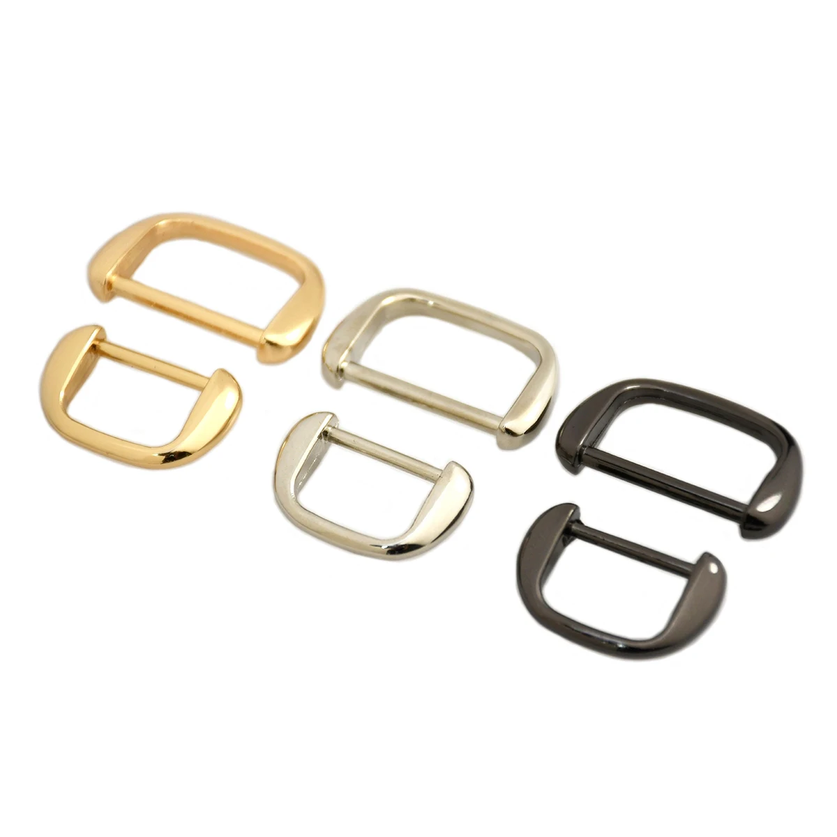 1pcs Metal New Style Dee D Ring Buckle Durable Clasp for DIY Leather Craft Bag Strap Belt Handle Shoulder Webbing